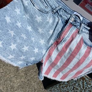 Judy Blue Patriotic Denim Shorts